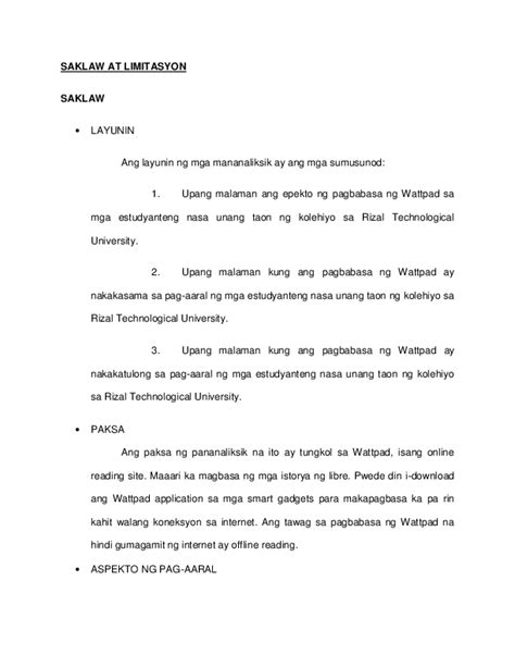 paano gumawa ng saklaw at limitasyon|How To Write Scope and Delimitation of a Research Paper.